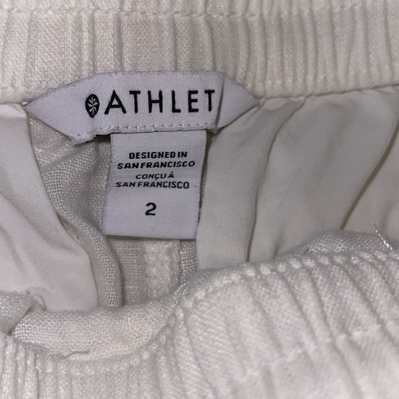 Athleta Women’s Retreat Linen Wide Leg Pant in Calla Lily Size 2 - Picture 11 of 12